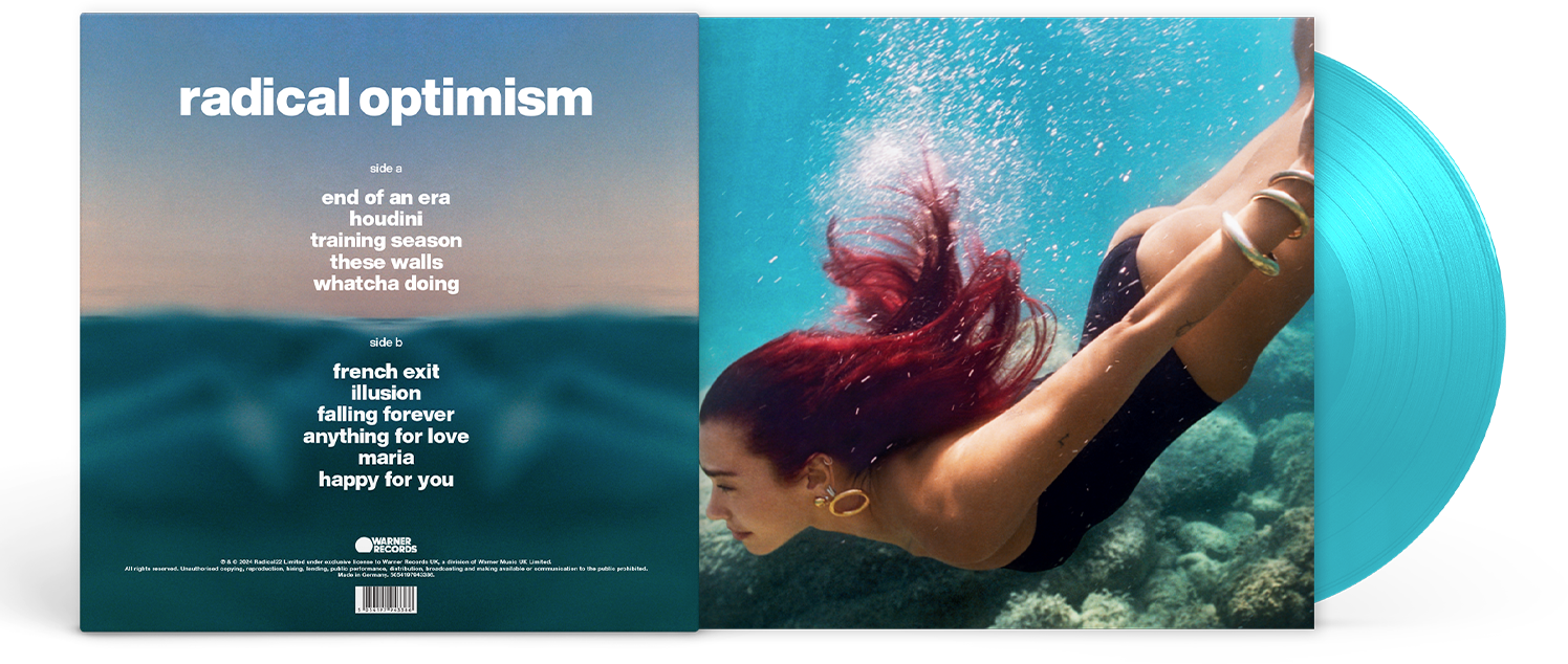 radical optimism | curacao blue LP – Dua Lipa Aus radical optimism | curacao blue LP – Dua Lipa Aus