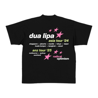 radical optimism | black anz tour tee
